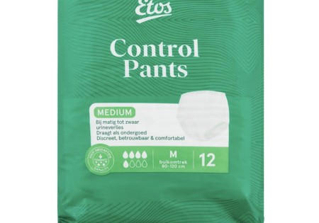 Etos Control Incontinentie Pants Medium 12 stuks