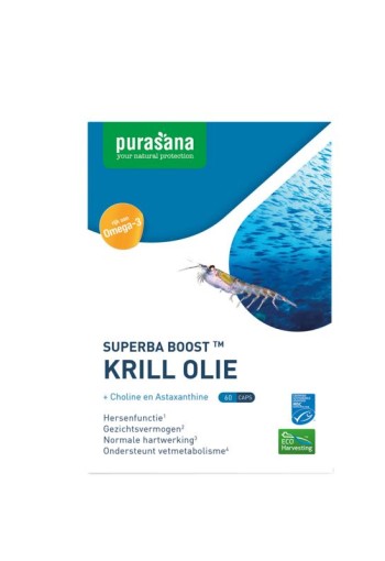 Purasana Krill olie (60 Capsules)