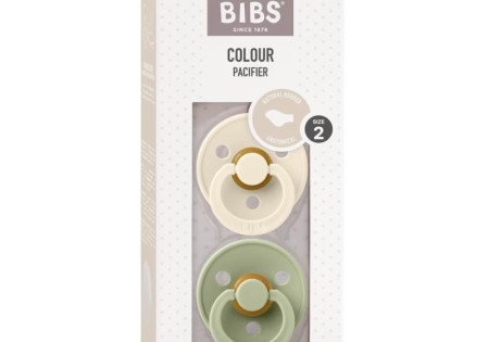 Bibs Fopspeen anatomical maat 2 ivory/sage (2 Stuks)
