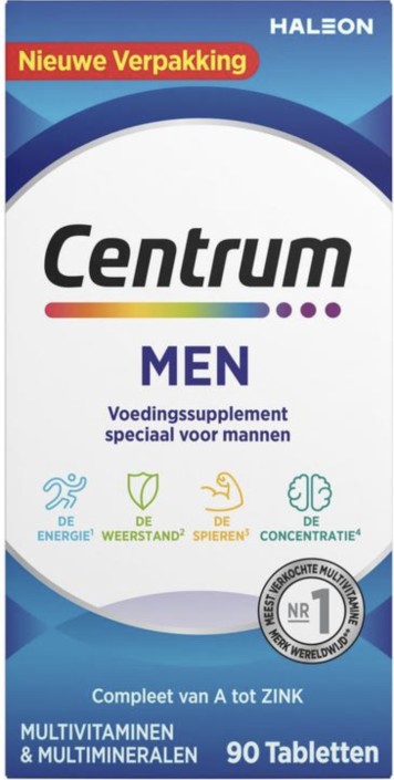 Centrum men advanced - 90 Tabletten - Multivitaminen