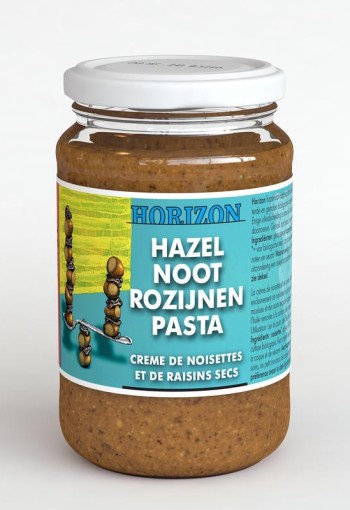 Horizon Hazelnoot rozijnenpasta eko bio (350 Gram)