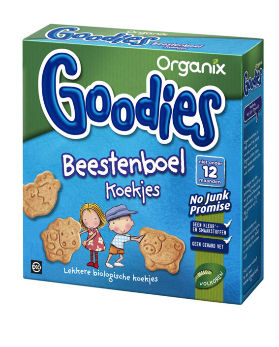 Organix Goodies beestenboel koekjes 12+ mnd / 100 g