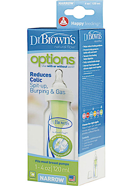 Dr. Brown's Standaardfles bpa-vrij (120 ml)
