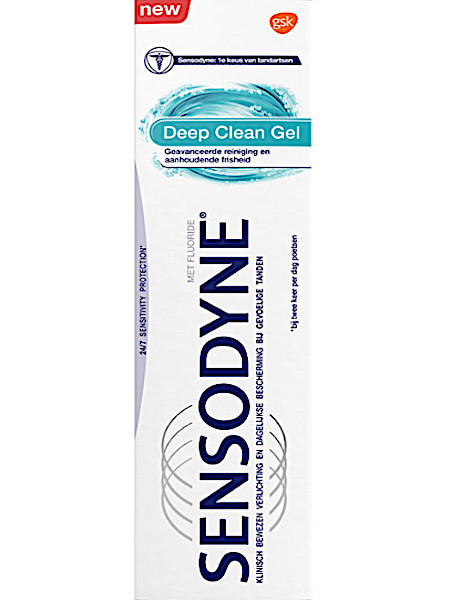 Sensodyne Deep clean gel tandpasta 75 ml