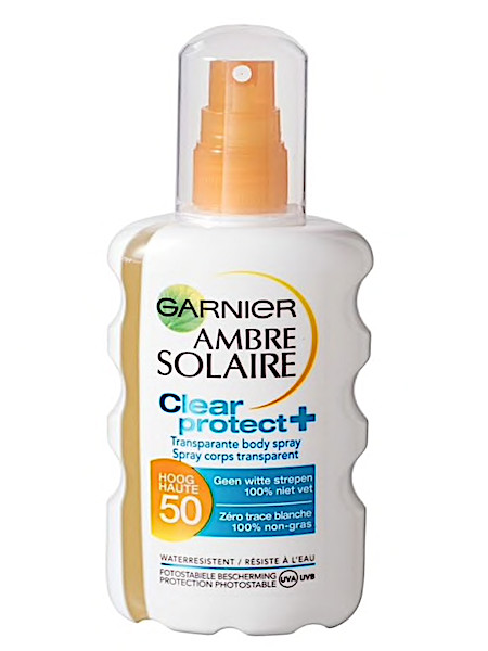 Garnier Ambre Solaire Clear Protect SPF 50+ Transparant Zonnespray 200 ml