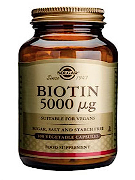 Solgar Vitamins Biotin 5000µg (100 capsules)