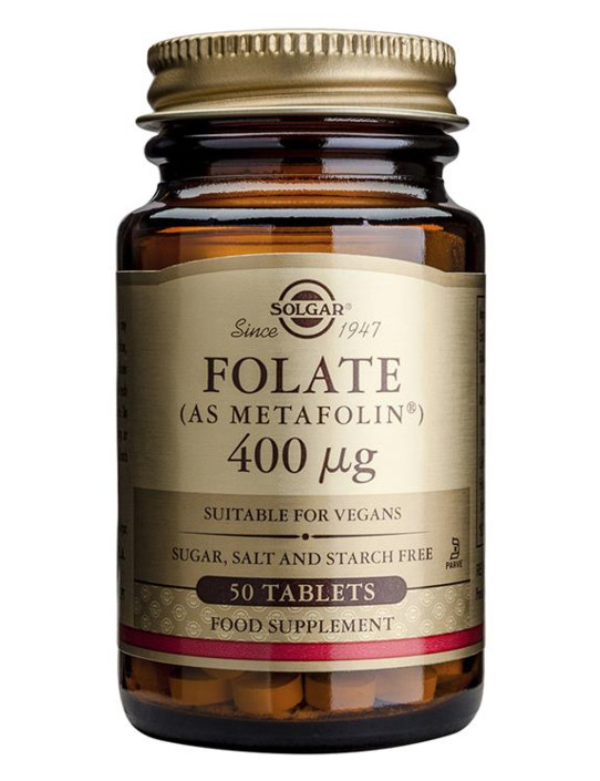 Solgar Vitamins Folate 400µg (50 tabletten)