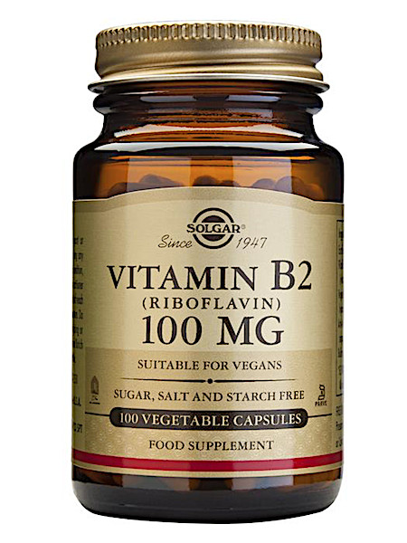 Solgar Vitamins Vitamin B-2 100mg (100 capsules)