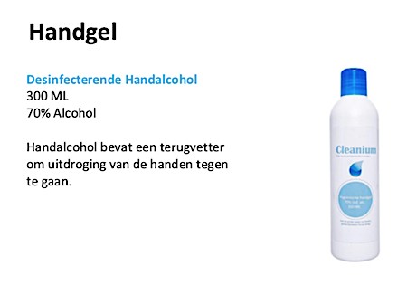 Desinfecterende Handalcohol 300 ML 70% Alcohol