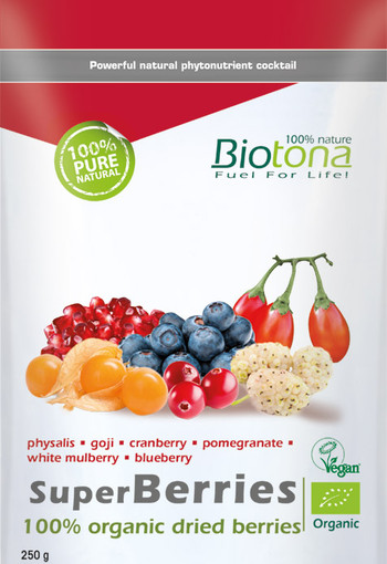 Biotona Superberries organic dried berries bio (250 Gram)