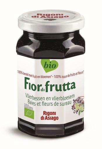 Fiordifrutta Vlierbloesem & vlierbesjam bio (250 Gram)