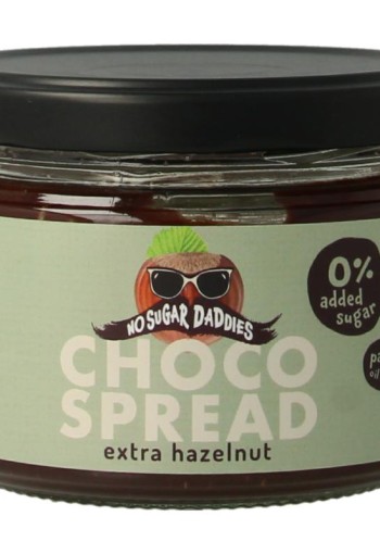 No Sugar Daddies Chocopasta hazelnoot bio (200 Gram)