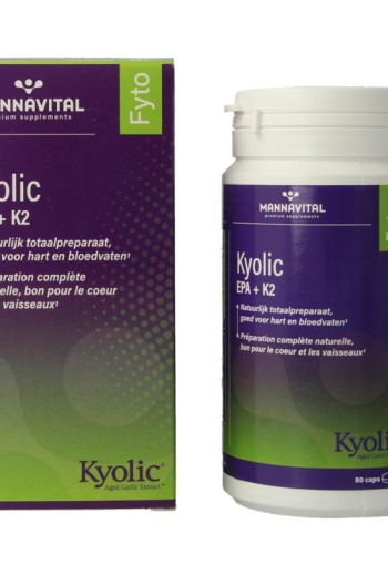 Mannavital Kyolic EPA & K2 (80 Capsules)