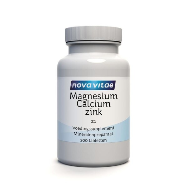 Nova Vitae Magnesium calcium 2:1 zink D3 (200 Tabletten)