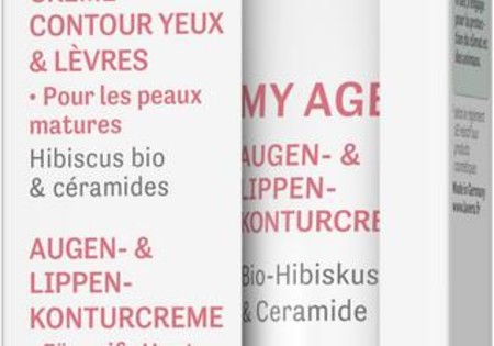 Lavera My age oog- en lipcontourcreme bio FR-NL (15 Milliliter)