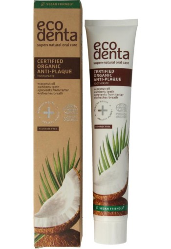 Ecodenta Tandpasta organic anti tandplak (75 Milliliter)