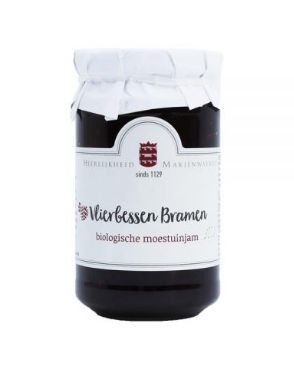 Marienwaerdt Moestuinjam bramen en vlierbessen bio (250 Gram)