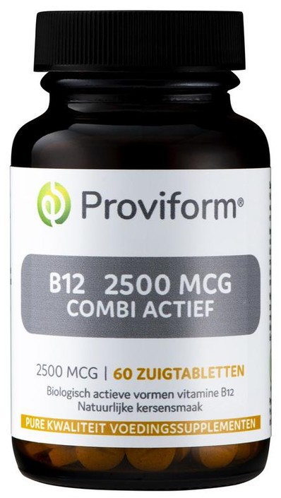 Proviform Vitamine B12 2500mcg combi actief (60 Zuigtabletten)