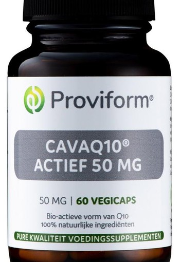 Proviform CavaQ10 actief 50mg (60 Vegetarische capsules)