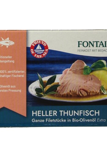 Fontaine Tonijnfilet in olijfolie bio (120 Gram)