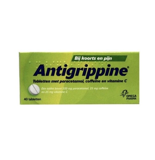 Antigrippine Tabletten Met Paracet Coffeine En Vit C 40tb
