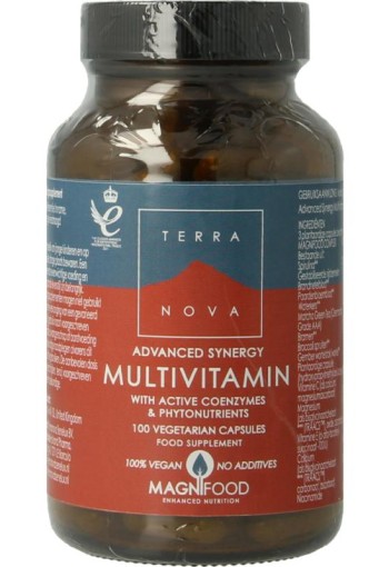 Terranova Actieve multivitamine & co-enzymen (100 Vegetarische capsules)