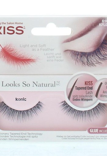 Kiss Looks so natural lash iconic (1 Stuks)