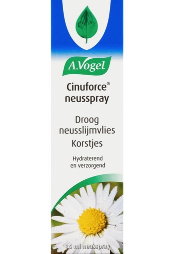 A. Vogel Cinuforce Droog Neusslijm & Korstjes Neusspray 15 ml