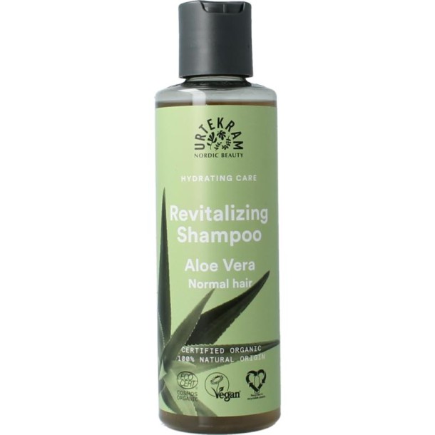 Urtekram Shampoo aloe vera normaal haar (250 Milliliter)