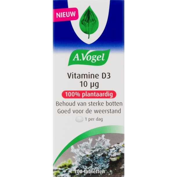 A. Vogel Vitamine D3 10 ug Tabletten 100 st.