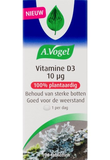 A. Vogel Vitamine D3 10 ug Tabletten 100 st.