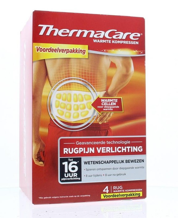 Thermacare Promopack rug kompres (4 Stuks)