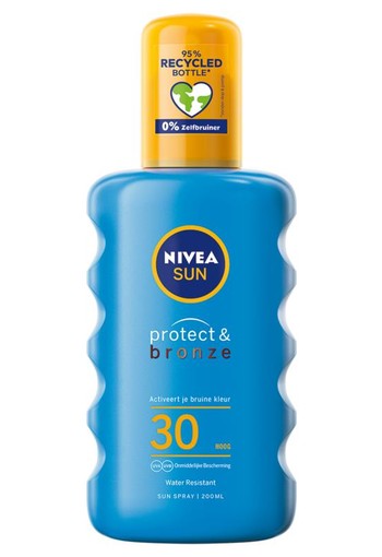 Nivea Sun protect & bronze beschermede spray SPF30 (200 Milliliter)