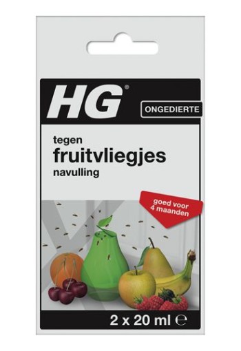 HG X Fruitvliegjesval navul 20 ml (2 Stuks)