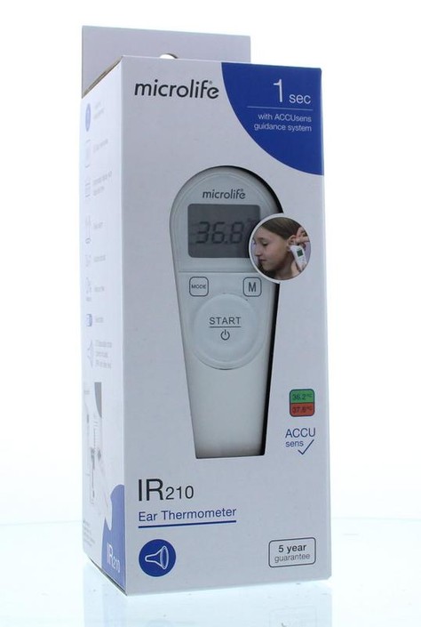 Microlife Oorthermometer IR210 (1 Stuks)