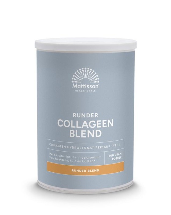 Mattisson Runder collageen poeder blend Peptan (300 Gram)