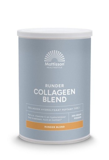Mattisson Runder collageen poeder blend Peptan (300 Gram)