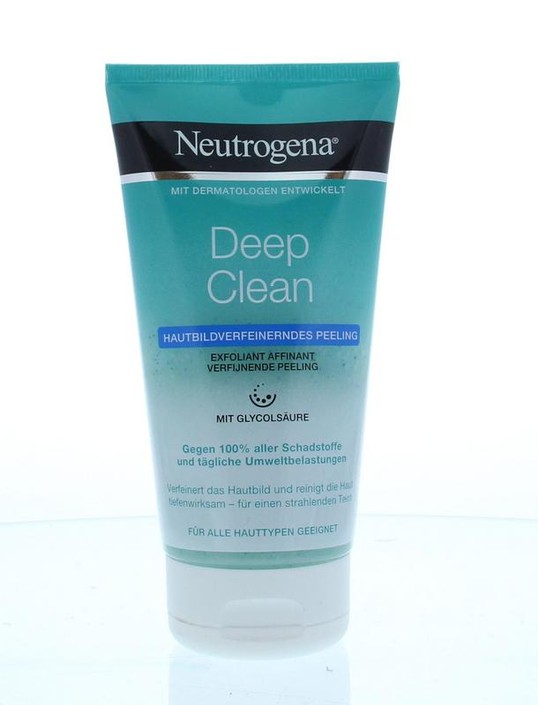Neutrogena Deep clean verfijnende peeling (150 Milliliter)