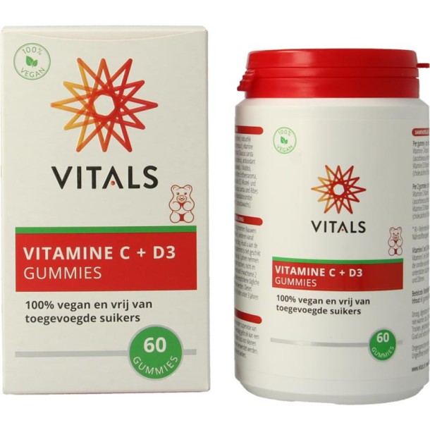 Vitals Vitamine C + D3 (60 Gummies)