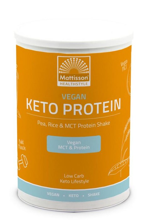 Mattisson Vegan Keto protein shake - pea, rice & MCT (350 Gram)