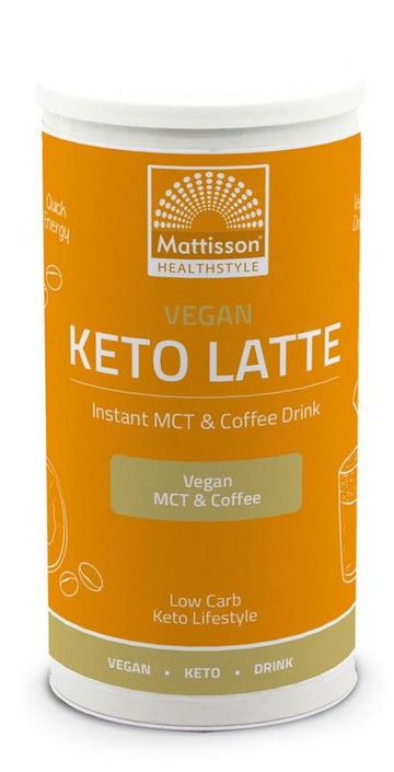 Mattisson Vegan keto latte instant MCT & coffee drink (200 Gram)