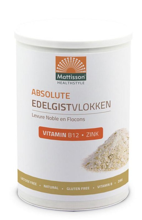 Mattisson Edelgistvlokken vitamine B12 + zink (200 Gram)