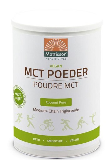 Mattisson Vegan MCT poeder coconut pure (330 Gram)