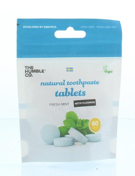 The Humble Co Dental tablets met fluor (60 Tabletten)