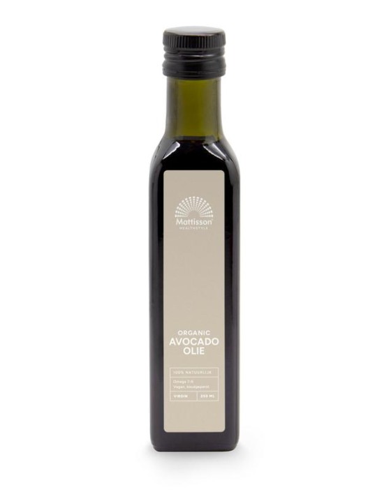 Mattisson Avocado olie virgin koudgeperst bio (250 Milliliter)