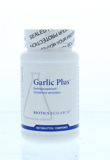Biotics Garlic plus knoflook (100 Tabletten)