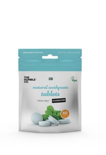 The Humble Co Dental tablets zonder fluor (60 Tabletten)