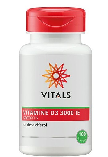 Vitals Vitamine D3 3000IE (100 Softgels)