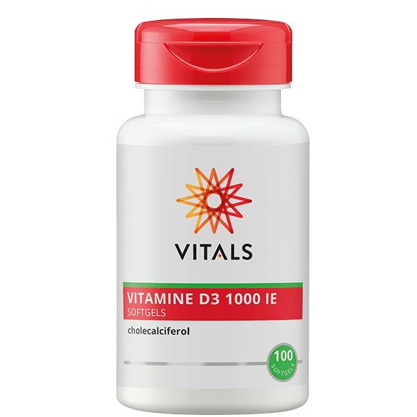 Vitals Vitamine D3 1000IE (100 Softgels)