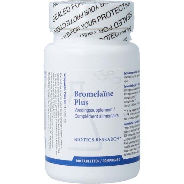 Biotics bromelain plus 100mg Biotics